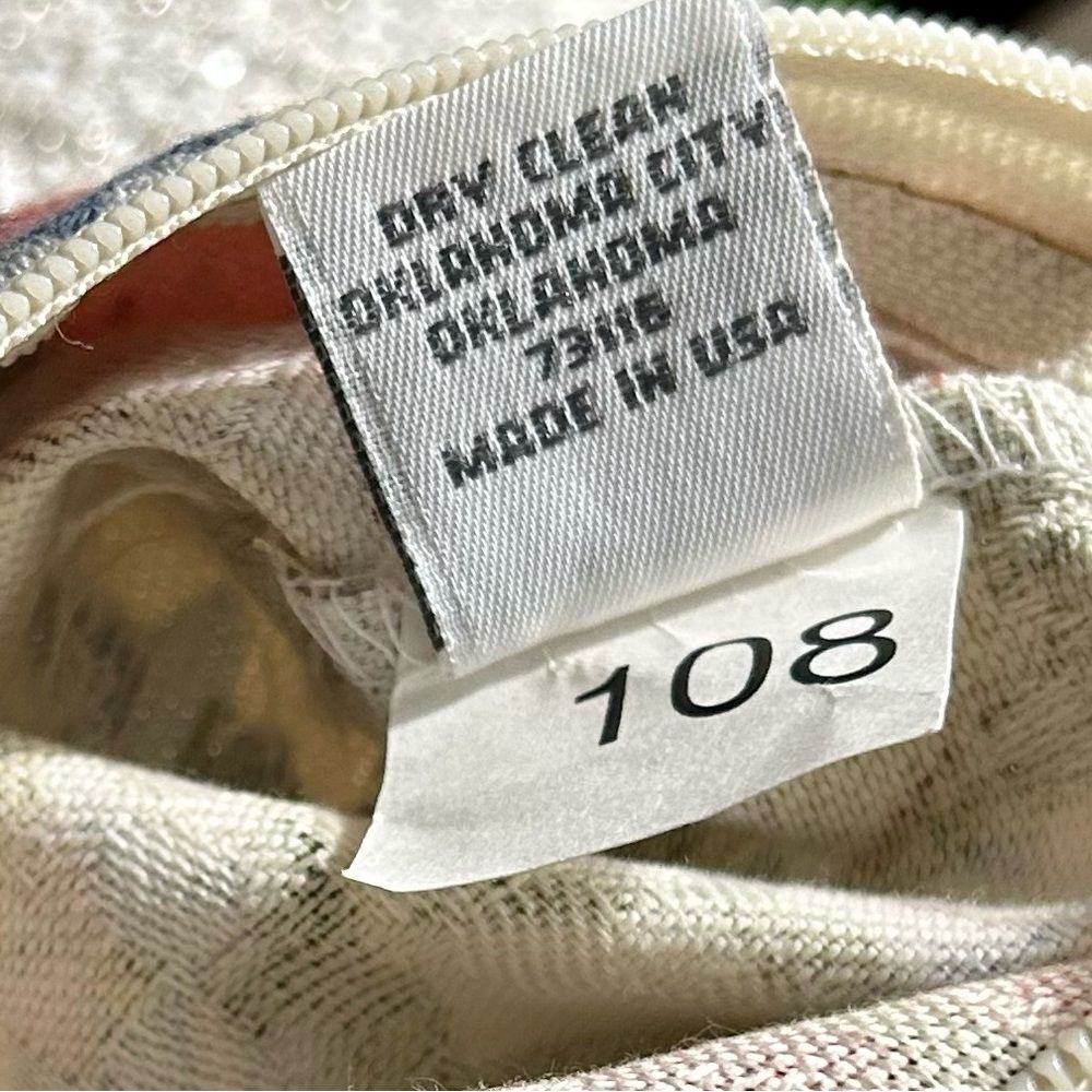 Lingerie Padded Hanger Floral Zipper Stocking Storage Gloria Rae OKC USA - Picture 7 of 7